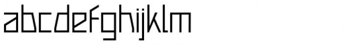 VLNL Agitka Light Font LOWERCASE