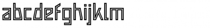 VLNL Agitka Neonbox Regular Font LOWERCASE