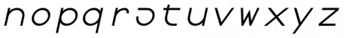 VLNL Tp Kurier Sans Italic Font LOWERCASE