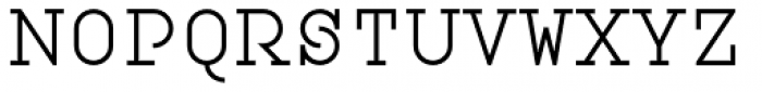 VLNL Tp Kurier Serif Font UPPERCASE