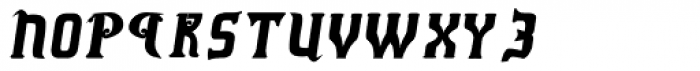 Vladimir Bold Italic Font LOWERCASE