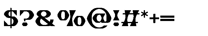 Vladual Font OTHER CHARS