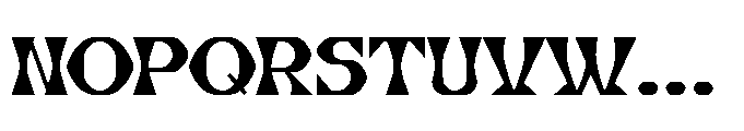Vladual Font UPPERCASE