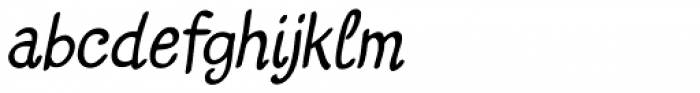 Vlinder Italic Font LOWERCASE