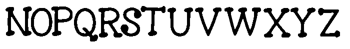 Vlorine Font UPPERCASE