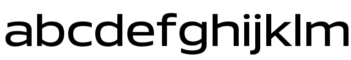 Aero Medium Font LOWERCASE