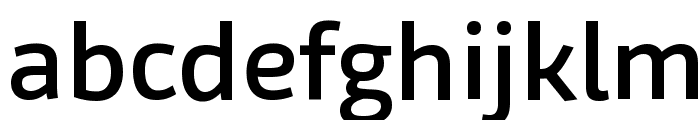 Agile Medium Font LOWERCASE