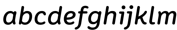 Colette RegularItalic Font LOWERCASE