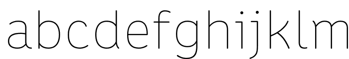 Colette Thin Font LOWERCASE