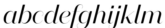 DomaineSansFine Italic Font LOWERCASE