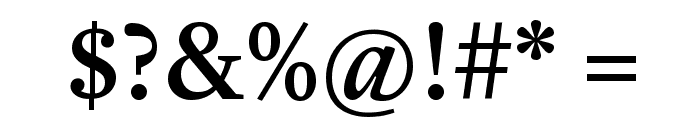 EudaldNews Medium Font OTHER CHARS