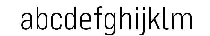 FlamaSemicondensed Light Font LOWERCASE