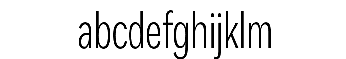 Fort XCond Light Font LOWERCASE