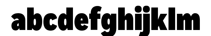 FortCond Black Font LOWERCASE
