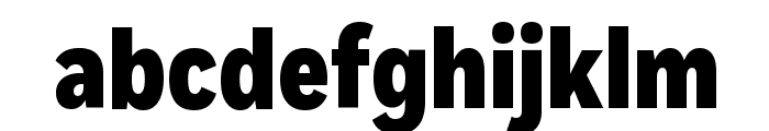 FortCond Extrabold Font LOWERCASE