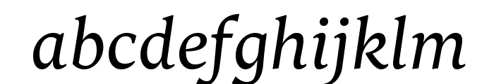 Freya MediumItalic Font LOWERCASE