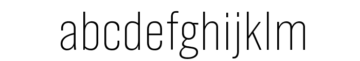 GrotzecCond Ultralight Font LOWERCASE