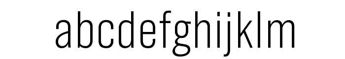 GrotzecCondensed Extralight Font LOWERCASE