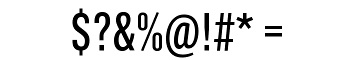 GrotzecCondensed Regular Font OTHER CHARS