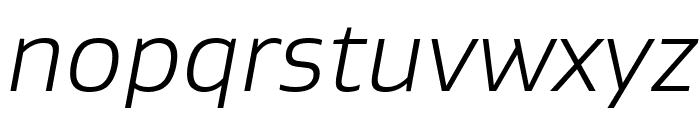 Gustan LightItalic Font LOWERCASE