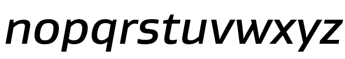 Gustan MediumItalic Font LOWERCASE