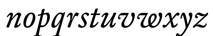 MerloTx RegularItalic Font LOWERCASE