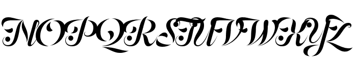 Odesta Regular Font UPPERCASE