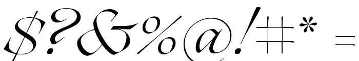 Ogg Italic Font OTHER CHARS