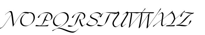 Ogg Italic Font UPPERCASE