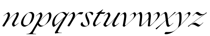 Ogg Italic Font LOWERCASE