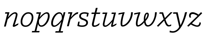 Outsiders Italic Font LOWERCASE