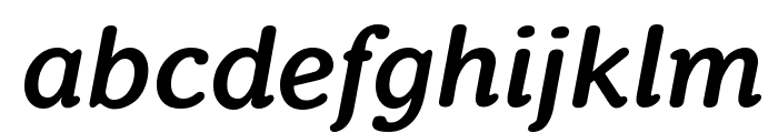 Oz MediumItalic Font LOWERCASE