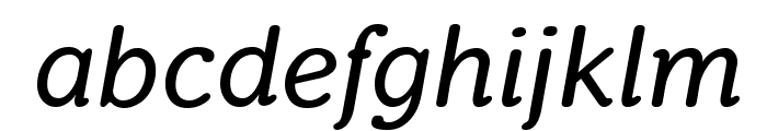 Oz RegularItalic Font LOWERCASE