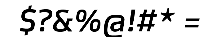 Proof MediumItalic Font OTHER CHARS