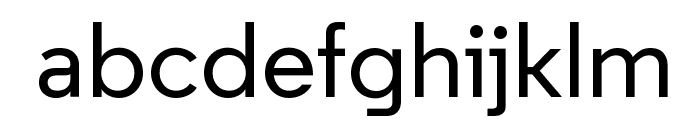 Regular Medium Font LOWERCASE