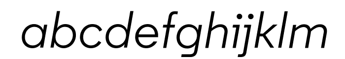 Regular RegularItalic Font LOWERCASE