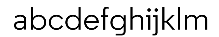 Regular Regular Font LOWERCASE