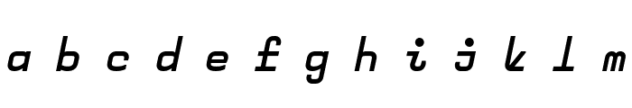 Remi MediumItalic Font LOWERCASE