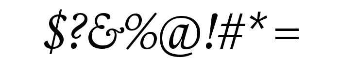 Rongel Italic Font OTHER CHARS