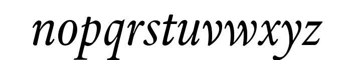 Rongel Italic Font LOWERCASE