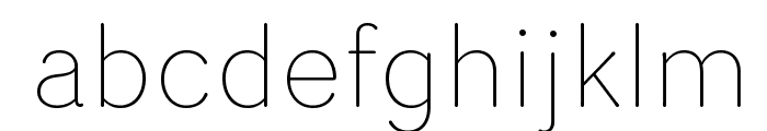 Router Extralight Font LOWERCASE