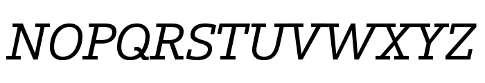 RumSerif MediumItalic Font UPPERCASE