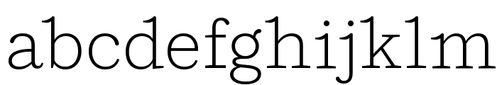 Shift Light Font LOWERCASE
