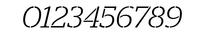 StagStencil LightItalic Font OTHER CHARS