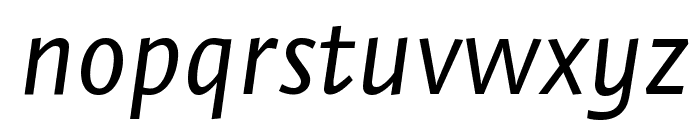 Stella RegularItalic Font LOWERCASE