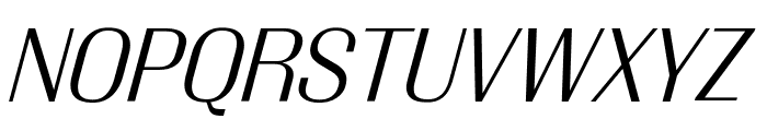 Timonium LightItalic Font UPPERCASE