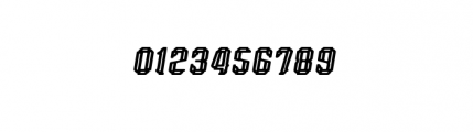 VM75 Inline B Oblique Font OTHER CHARS