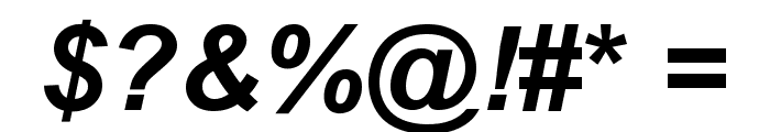 .VnArialH Bold Italic Font OTHER CHARS