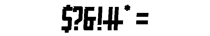 VOLSTER Font OTHER CHARS