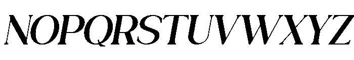 VONZA REGALIA ITALIC Regular Font UPPERCASE